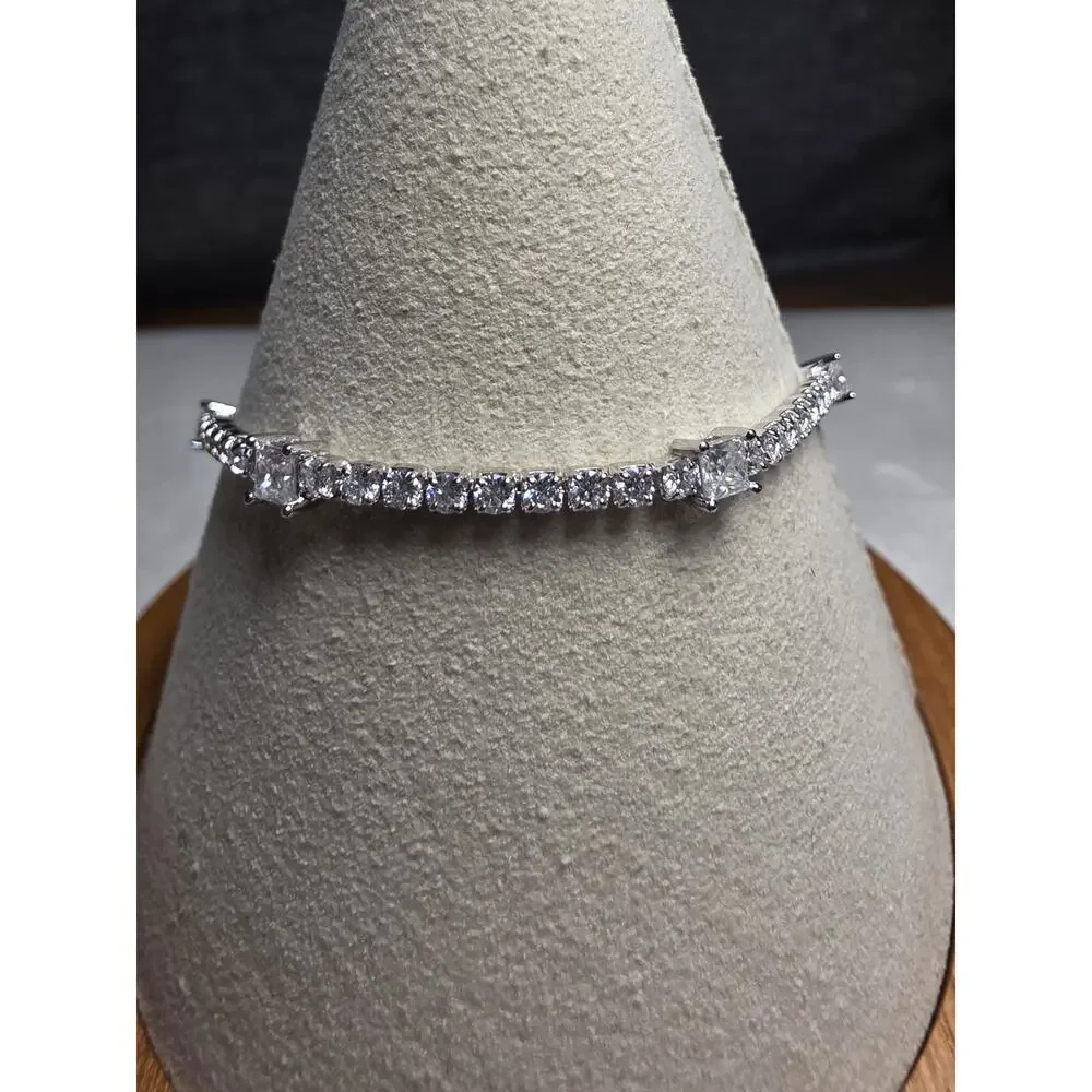 0.83CTW 3.6mm Moissanite Tennis Bracelet 7-8